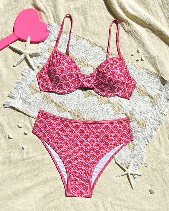 Bikini Sexy Träger Dreieck Muster