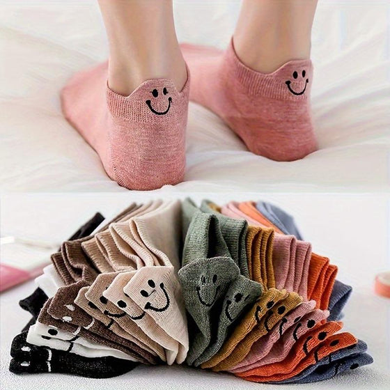 💖 Niedliche Knöchelsocken mit Gesicht – Bringen Freude in Jeden Schritt