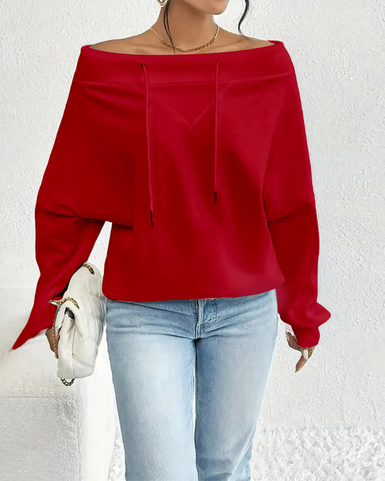 Sweatshirt Mode Uni Farbe