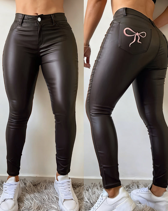 Leggings Schwarz Modisch Stretch