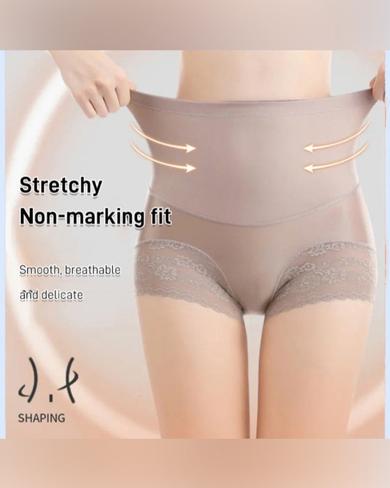 Unterwäsche Seidig Hohe Taille Formend