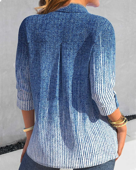 Bräuelte Blusen mit Tasche