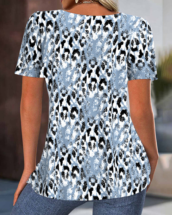 T-Shirt Rundhals Kurzarm Bedruckt