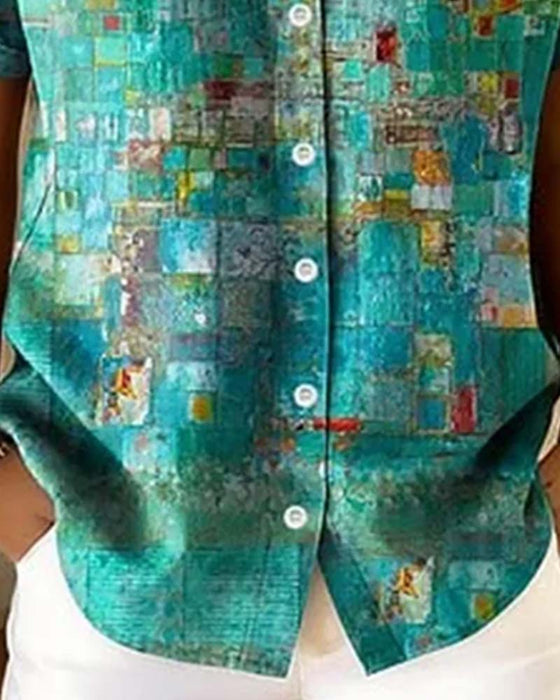 Hemd Karo Kontrast Design