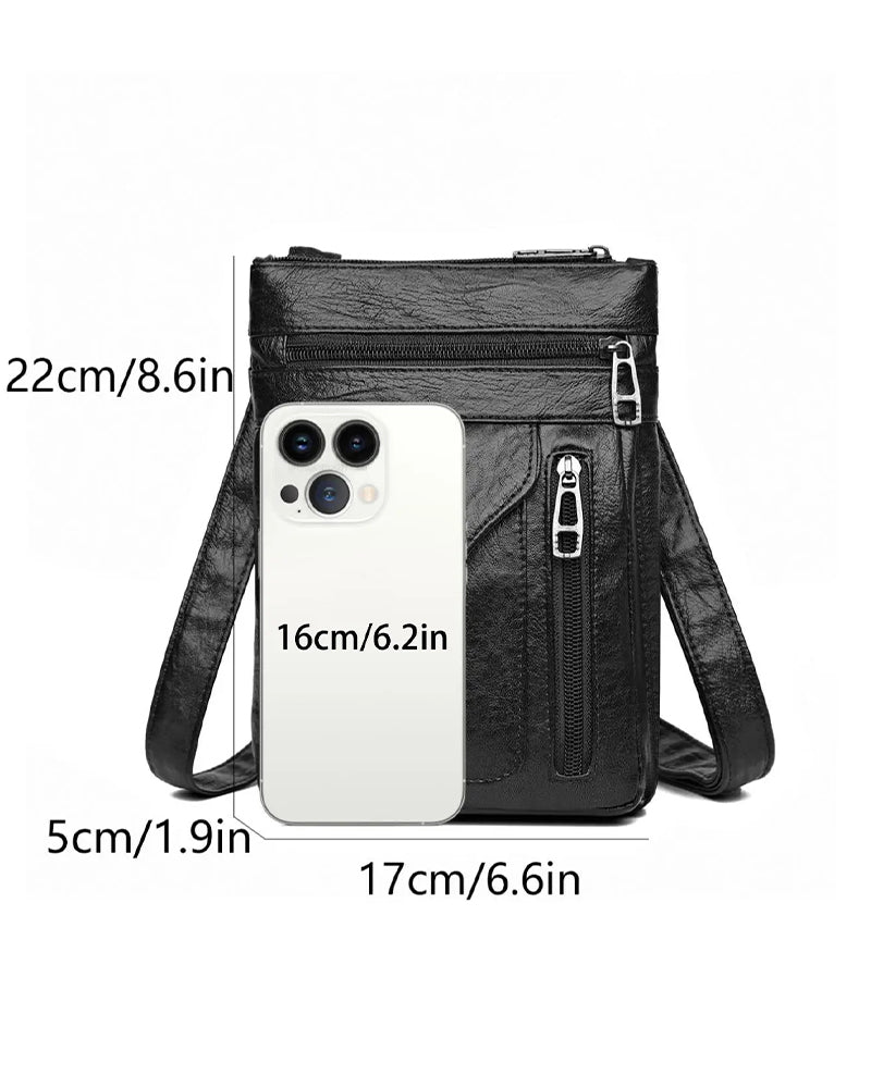 Damen Elegante Vintage Crossbody Schultertasche
