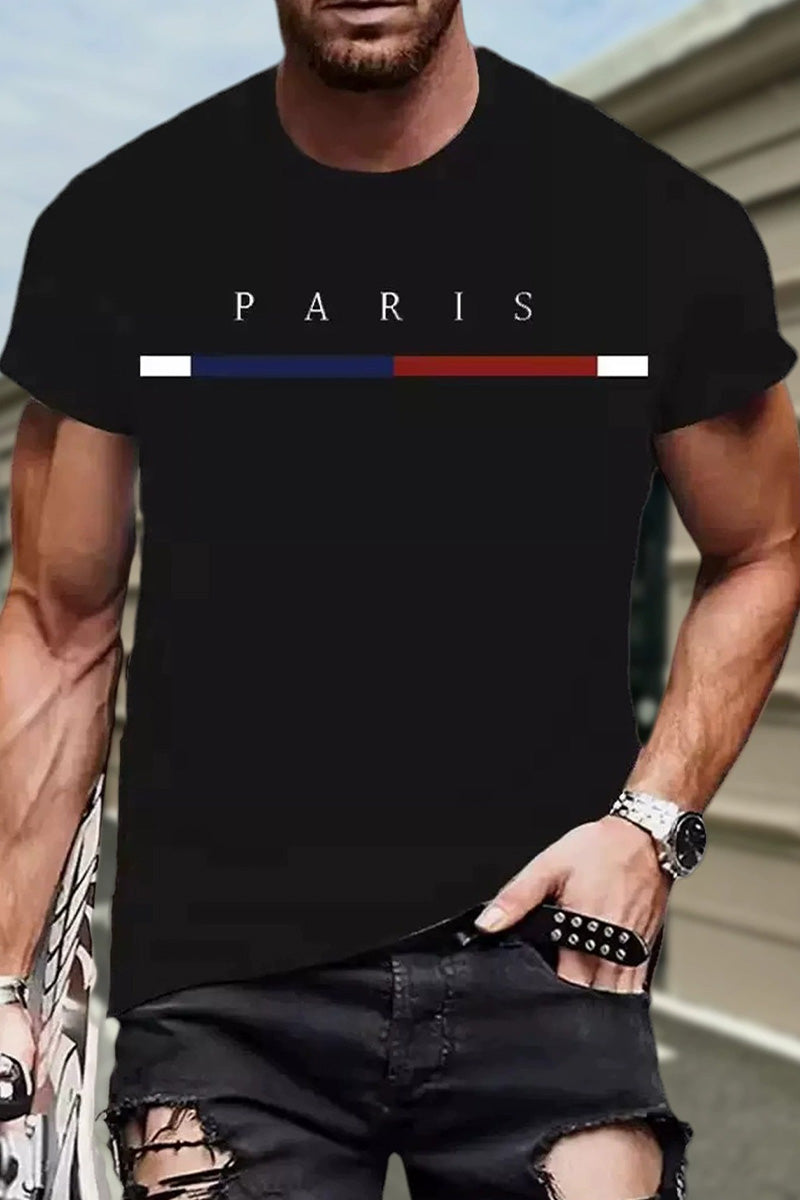 T-Shirt Schnell Trocknend Rundhals Kurzarm