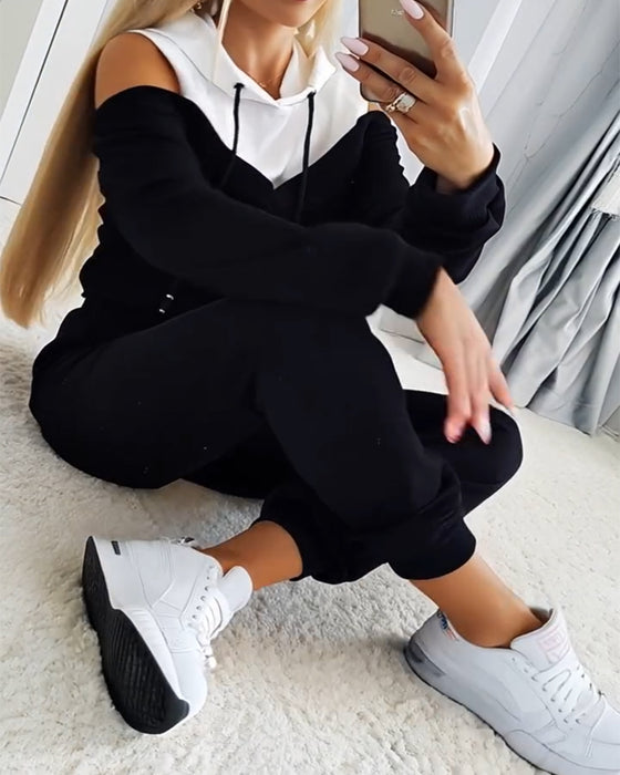 Set Mode Colorblock sportlich zweiteilig