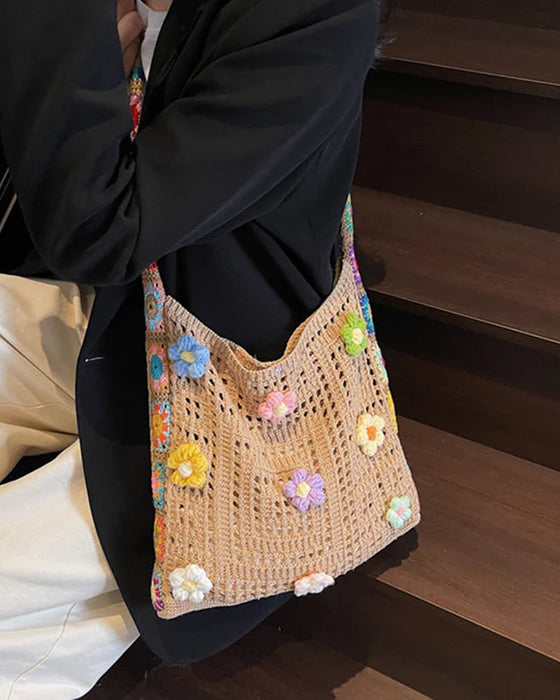 Tasche Frau'S Ethnisch Häkel Kreuzkörper