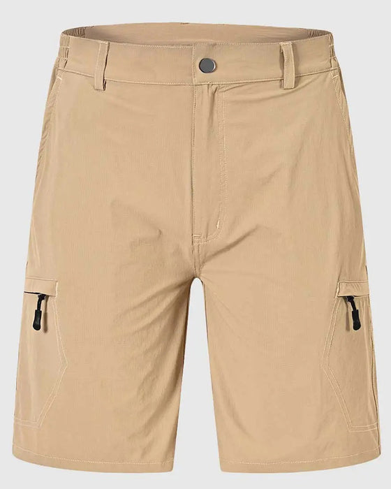 Shorts Elastische Taille Tasche Herren Sportlich