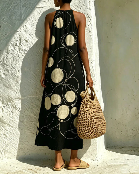 Kleid Halstuch Tupfen Schick