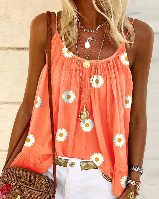 Cami Top Camisole Gedruckt