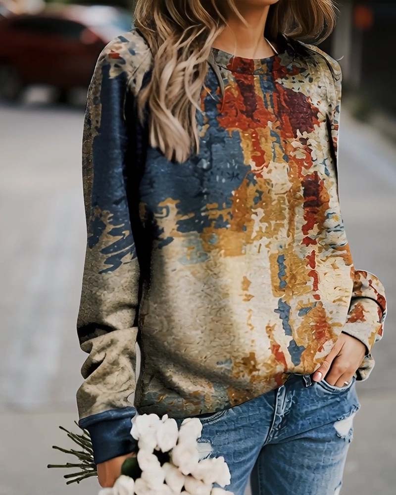 Top Vintage Gedruckt Leger