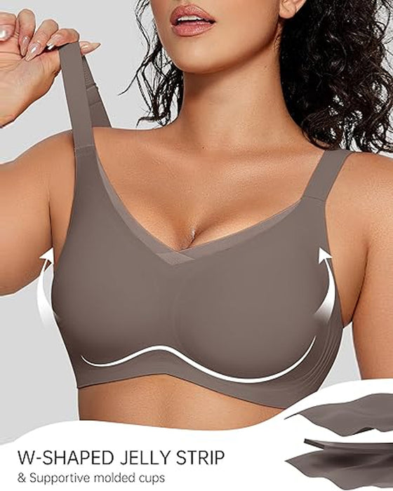 Damen-BH ohne Bügel mit V-Mesh – bequemer und stützender Bralette