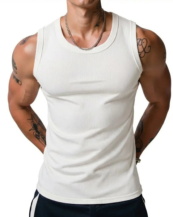 Tanktop Herren Gerippt Racerback