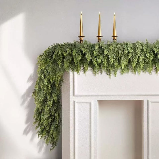 Rattan Künstliche Pflanze Weihnachten