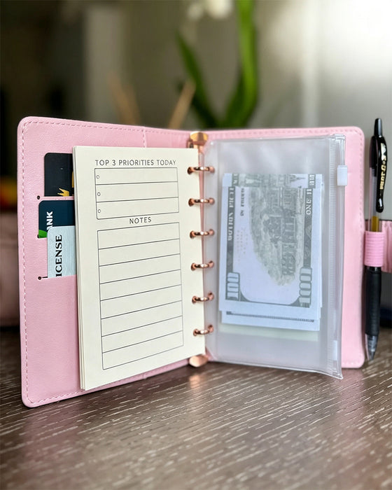 Notizbuch Schachbrettmuster Planer Nachfüllbar