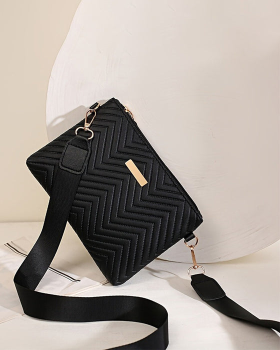 Tasche Wellen Muster Damen