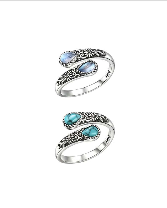 Gänseblümchen-Muster Ring