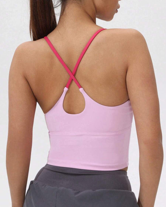Sport-Tanktop mit integriertem Brustpolster