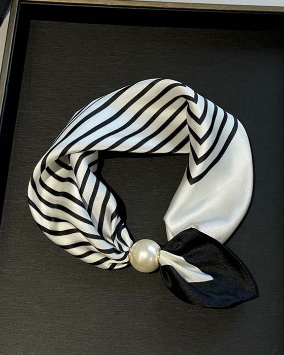 Müheloser Glamour: Perlenkettenschal 🧣