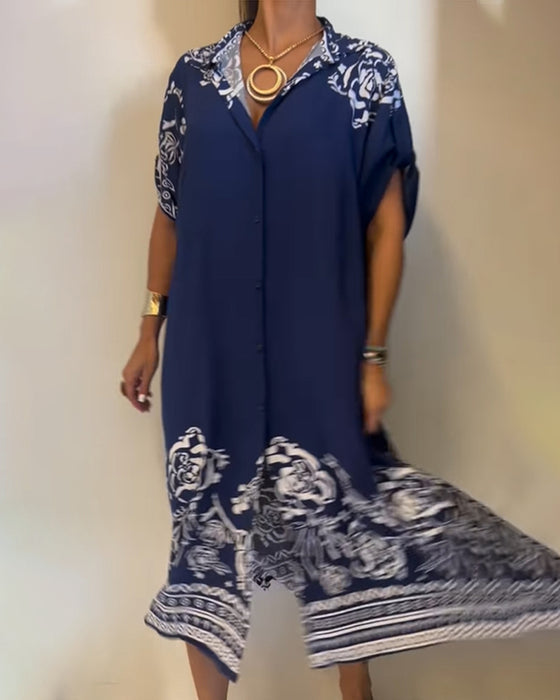Kleid mit Blumendruck