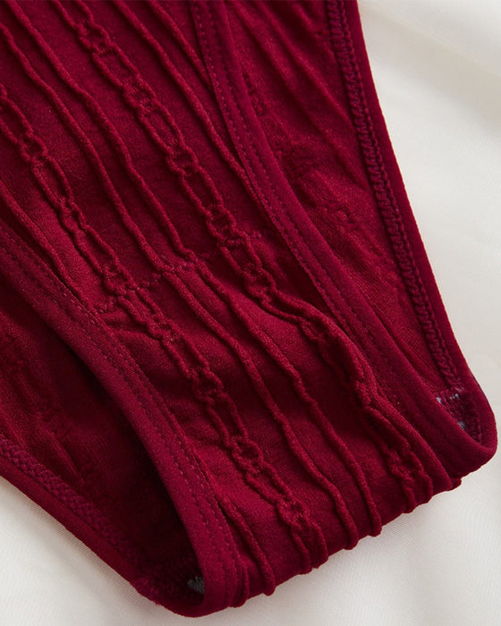 Slip Reif Elegant Hohe Taille Schnitt