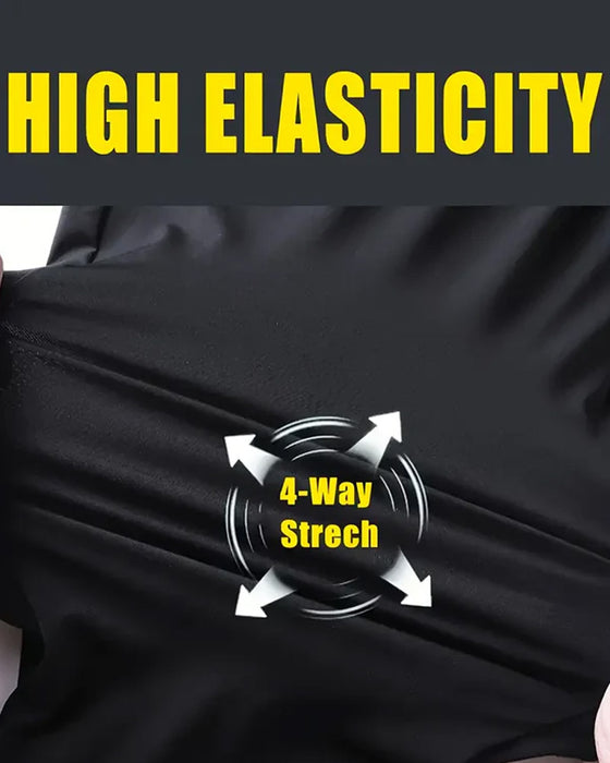 Hose Hohe Dehnbarkeit Premium Italienisch Schwarz