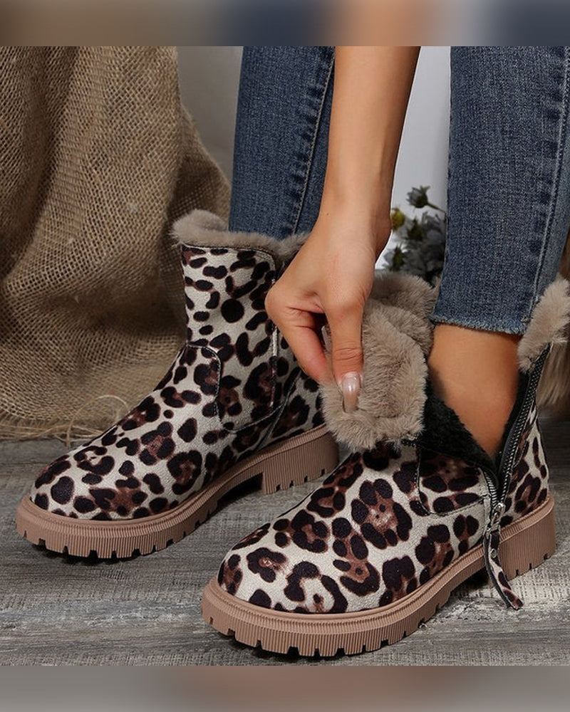 Damen Winterstiefel Mit Fleece