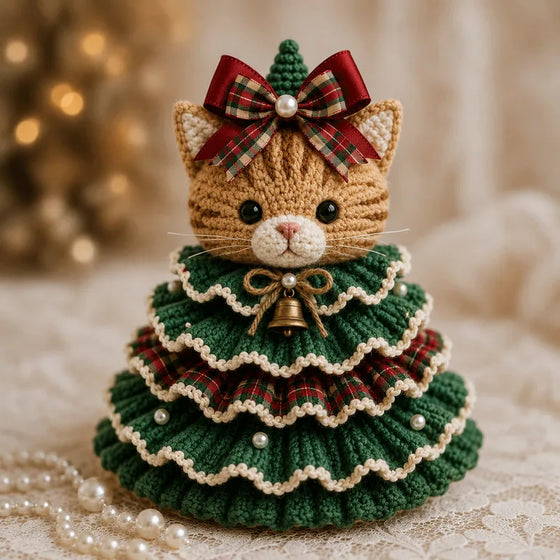 🎄 Häkel-Tiere Weihnachtsbaum DIY-Set