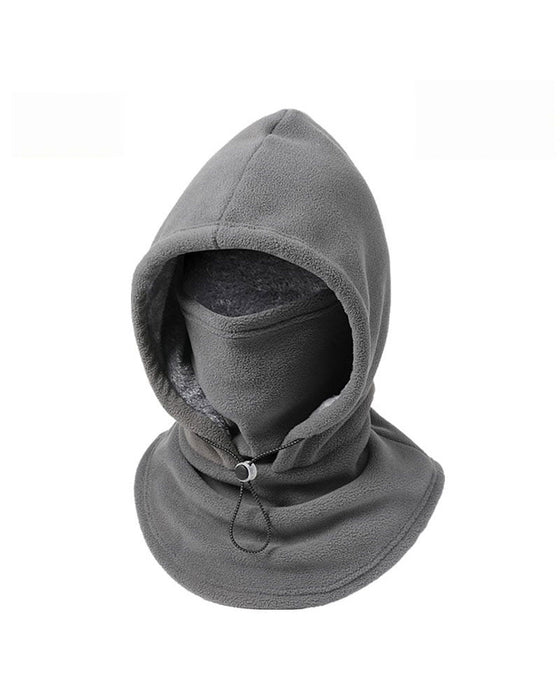 Mütze Fleece Doppellagig Integriert