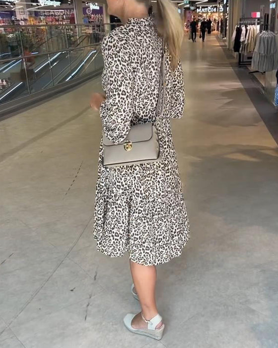 Kleid Leopardenprint