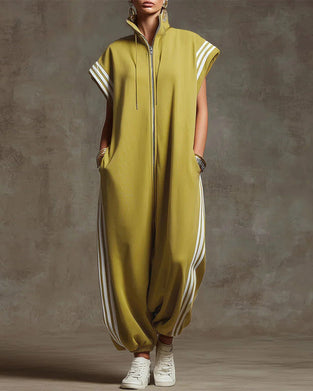 Jumpsuit Hip Hop Gestreift