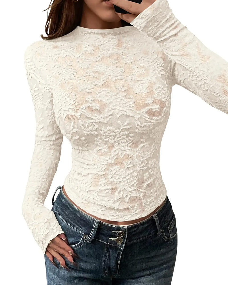 Bluse Mode Spitze Sexy