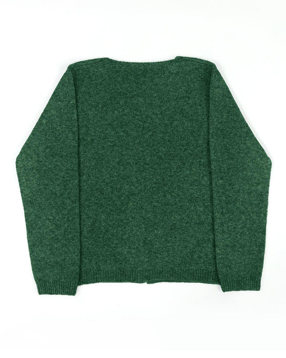 Pullover Knopf Unregelmäßig Einfarbig
