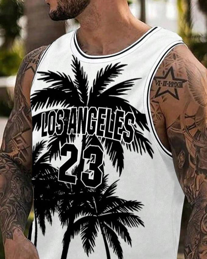 Set Ärmellos Tank Top Shorts