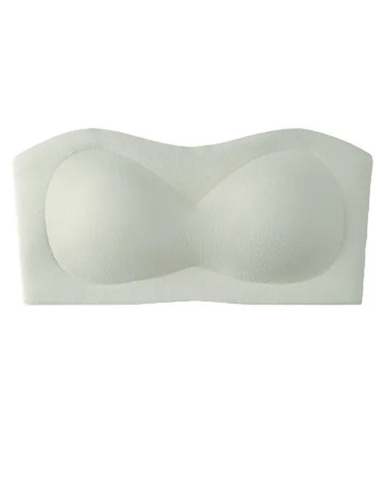 Bh Trägerlos Einfarbig Push-Up