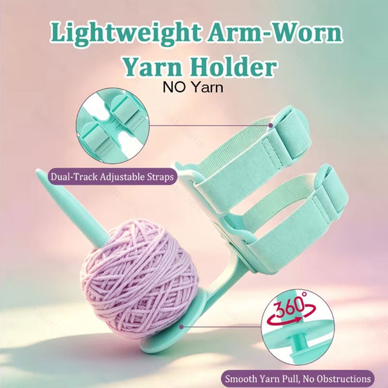 Stricken & Häkeln Verstellbarer Garnhalter Für Arm