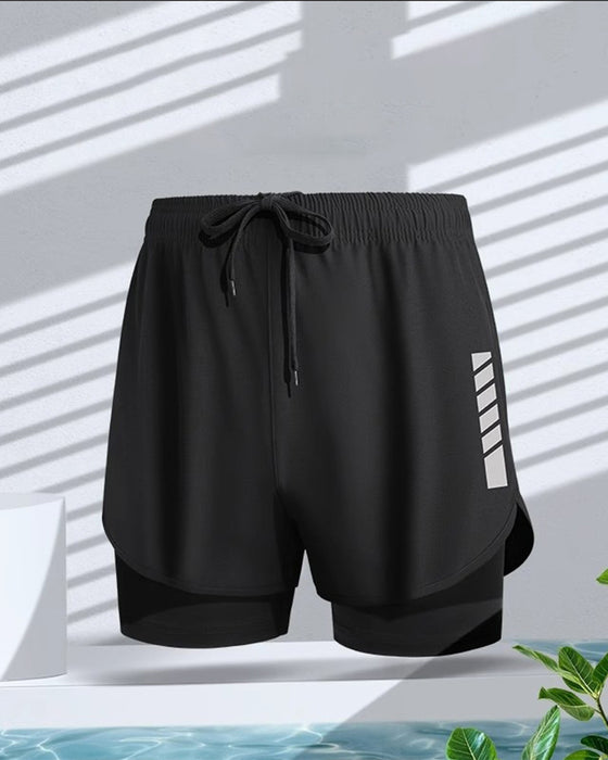 Herren Shorts Boxerstil Doppellage Bescheidenheit