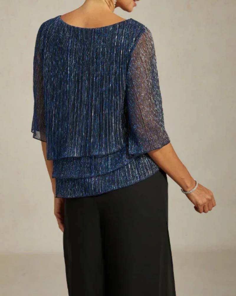 Stilvolles Shirt Mit Rundhals