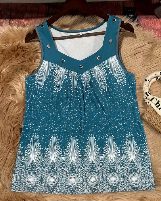 Tanktop Lässig Mode Vielseitig