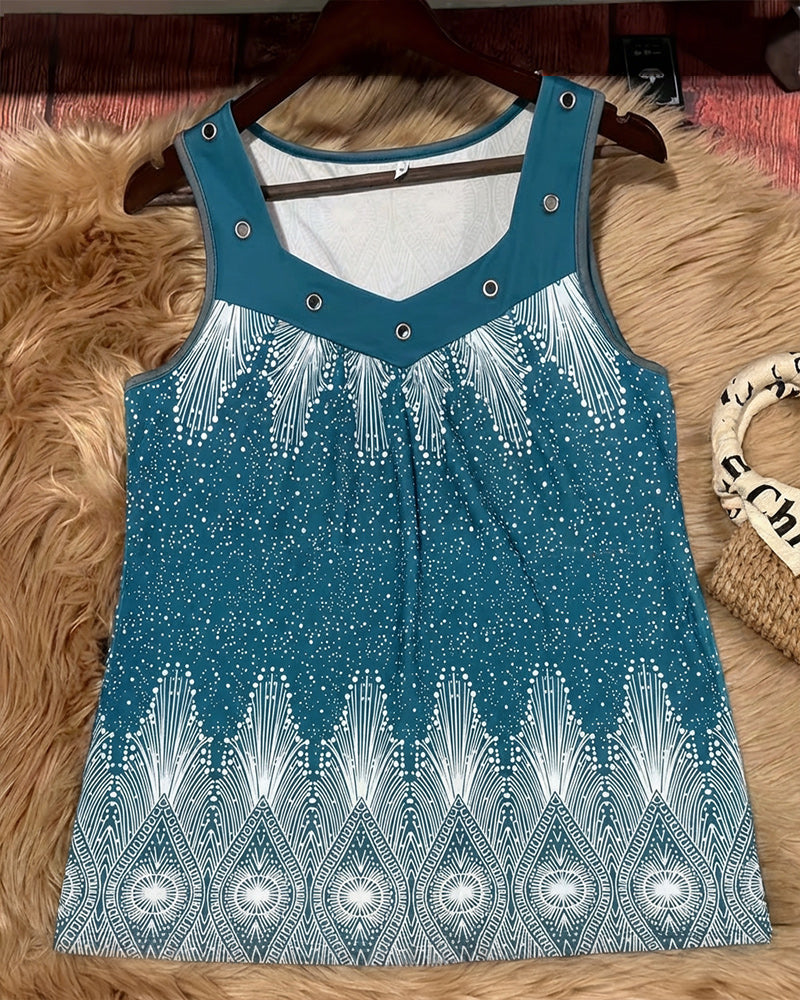 Tanktop Lässig Mode Vielseitig