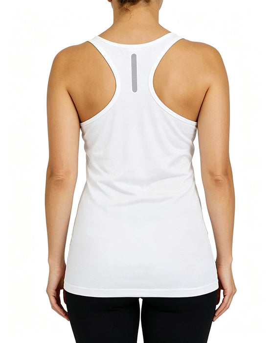 Tank Top Einfarbig Ärmellos U-Ausschnitt Cross-Back