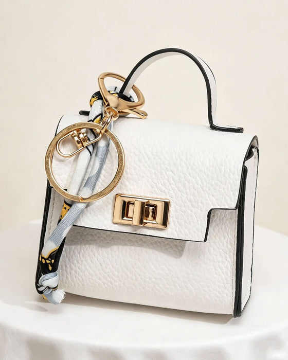 Schlüsselanhänger Mini Quadratische Tasche Anhänger