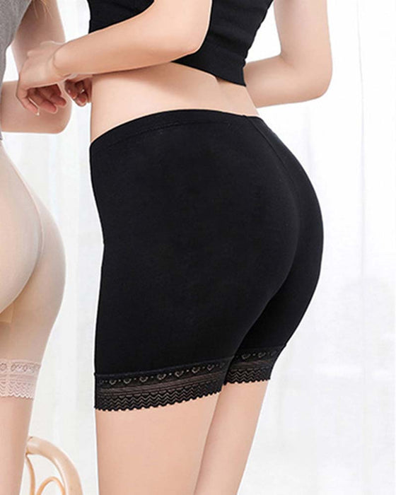 Shorts Spitzenbesatz