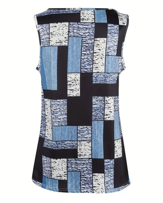 Tanktop Kontrastdruck Stylisch
