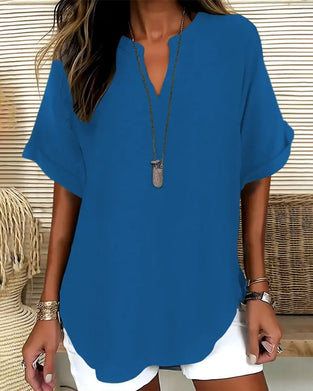 Bluse lockere einfarbige damenfreizeitliche