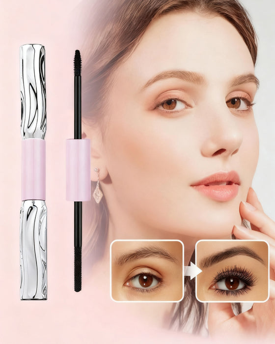 🔥 2-in-1 Langanhaltende Volumen- und Curl-Mascara