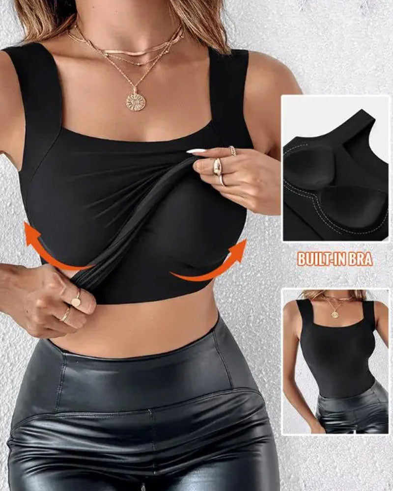 Tanktop Aminosäure Veredelung Eingebauter Bh