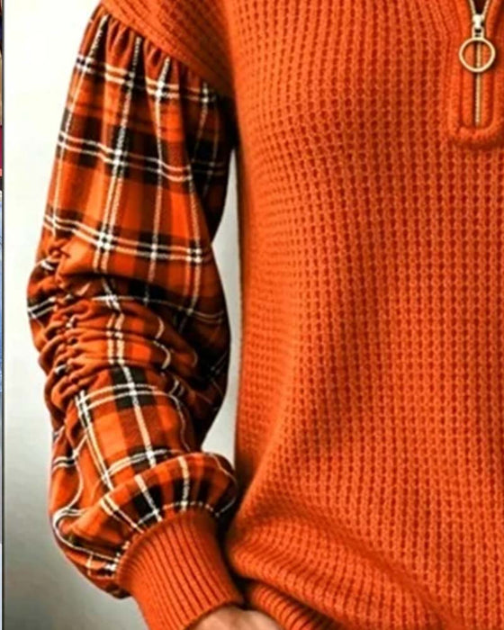 Sweatshirt Langarm Reverskragen