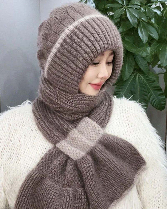 Damen Winddichte Mütze Mit Ohrenschutz